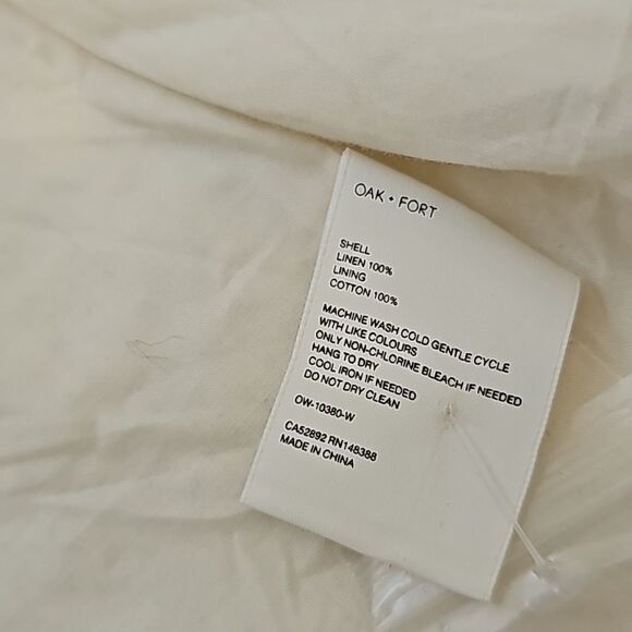 OAK & FORT Linen Blazer oversized xs - Picture 10 of 11